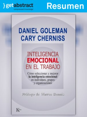 cover image of Inteligencia emocional en el trabajo (resumen)